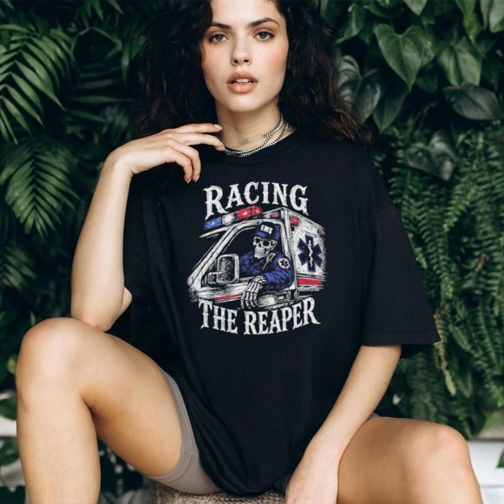 Emergency Medical Services Racing The Reaper Ambulance Shirt