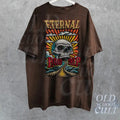 Eternal Road Trip Retro Vintage 90s Skull Shirt Washed Relaxed Shirt Retro Shirts Road Trip Shirts T-Shirts