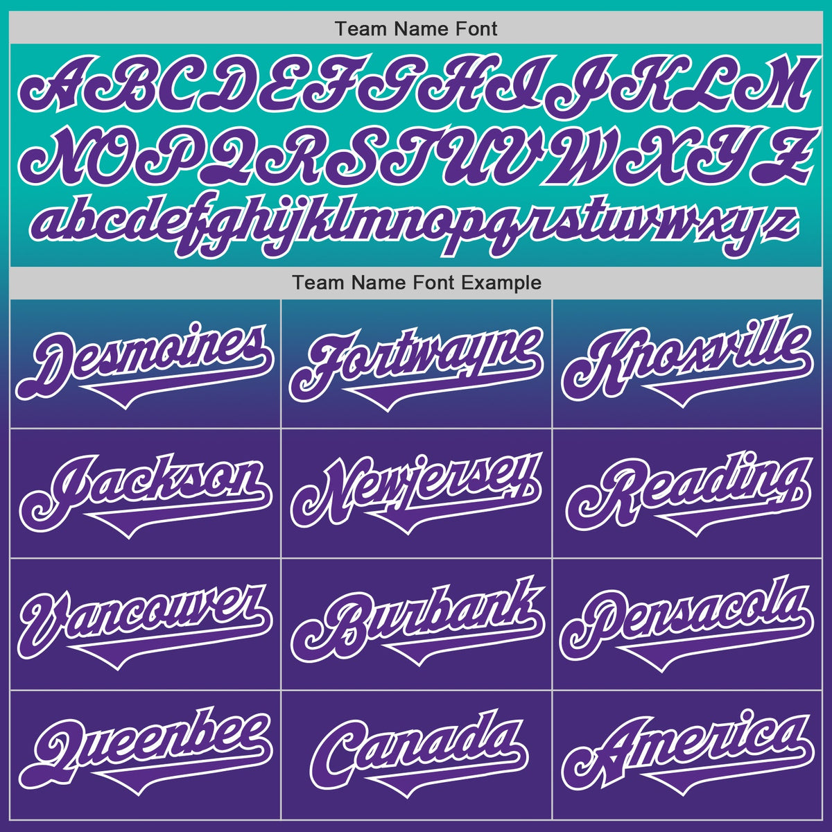 Custom Aqua Purple-White Authentic Fade Fashion Baseball Jersey