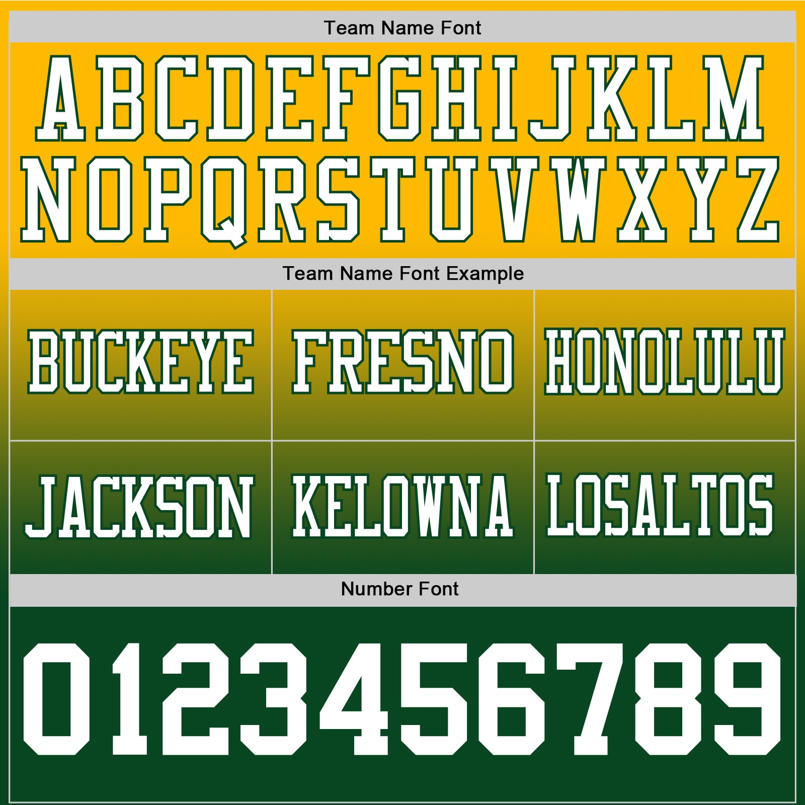 Custom Gold White-Green Authentic Fade Fashion Football Jersey