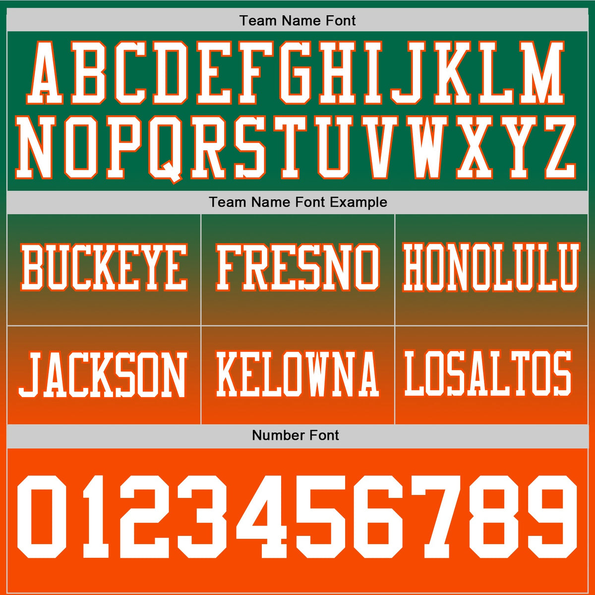 Custom Kelly Green White-Orange Authentic Fade Fashion Football Jersey