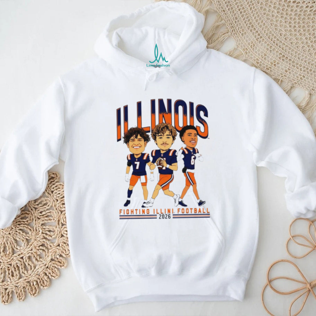 Fighting Illini Football Big Ten Media Day 2026 Players 7 4 6 shirt