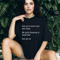 Funny Garlic Parmesan Or Honey BBQ God Quote Sarcastic Shirt