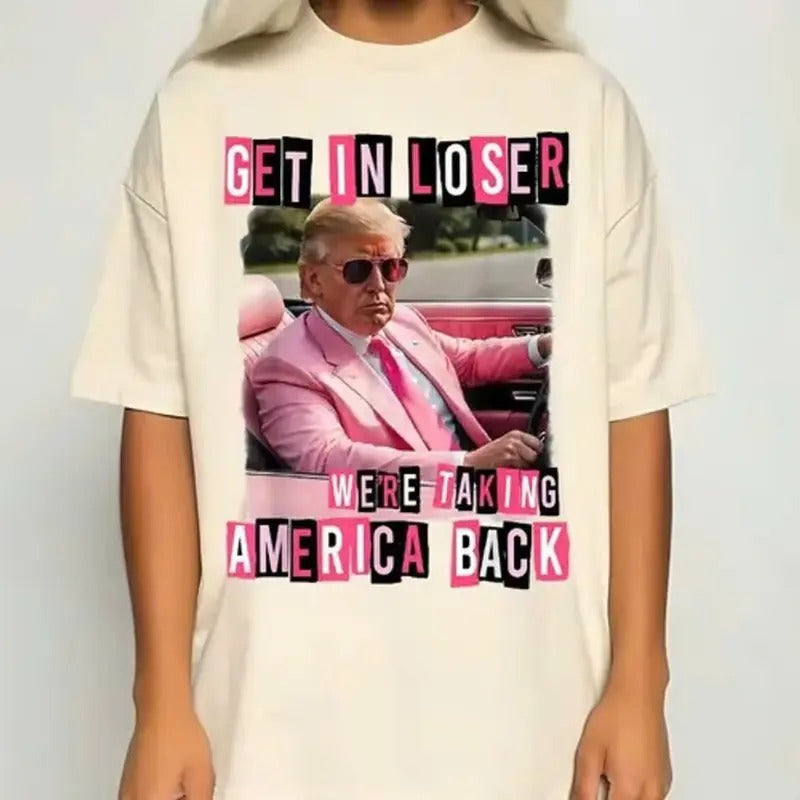 Funny Get Loser We Are Taking America Back Trump 2024 Trumppp Girl Pink Trumppp Shirt Hot Trend TRUMPGIRL11 Sk4J FQ6 T-Shirts