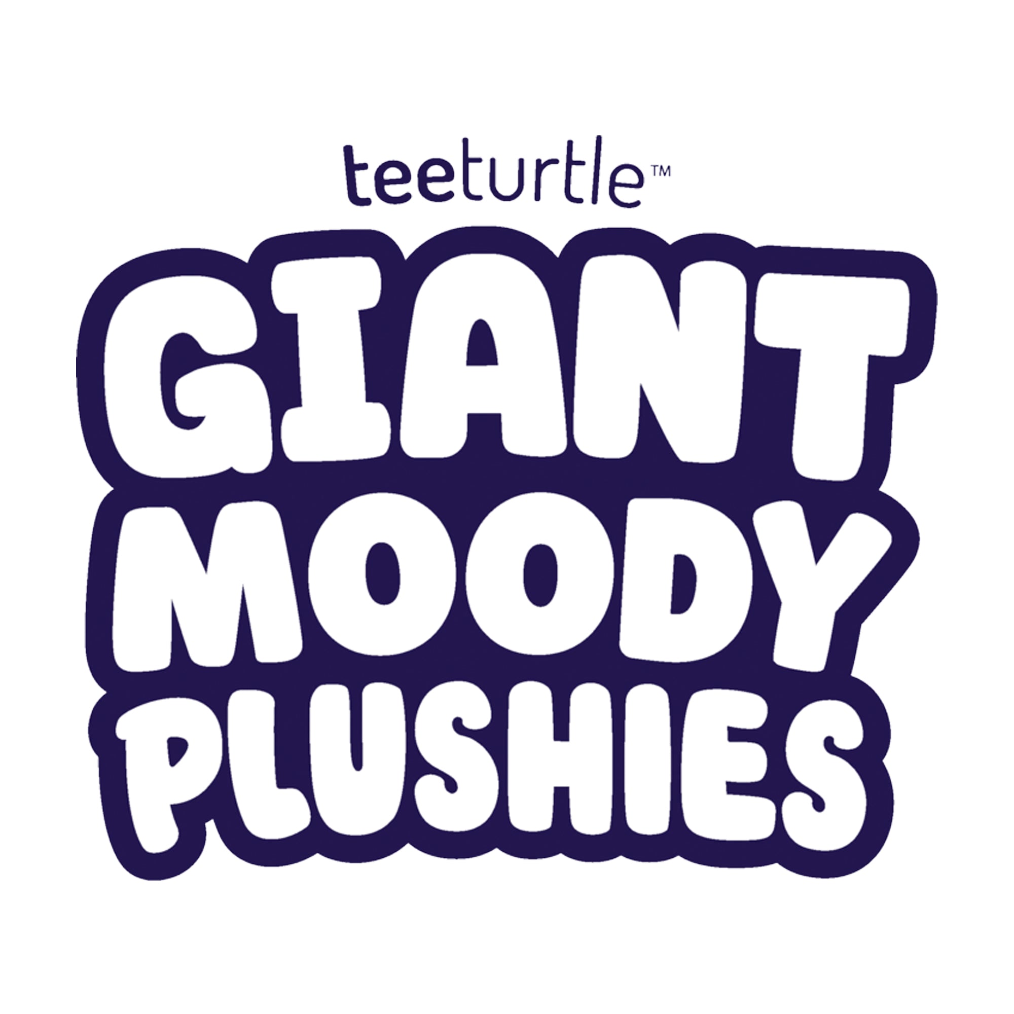 TeeTurtle Giant Moody Turtle Plushie