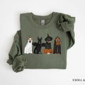 German Shepherd Halloween Ghost Dogs Halloween Dog Halloween Shirts Fall Dog Lover T-Shirts