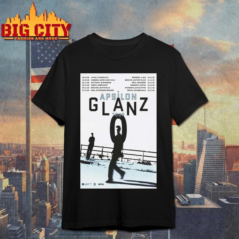 Glanz Zero Tour 2026 Poster Shirt