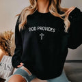 God Provides Casual Street Fleece Fabric Tops Perfect T-Shirts