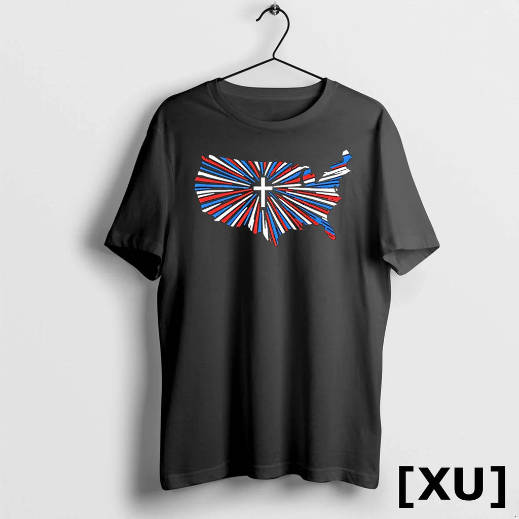 Godly America Map Tshirts Sweater
