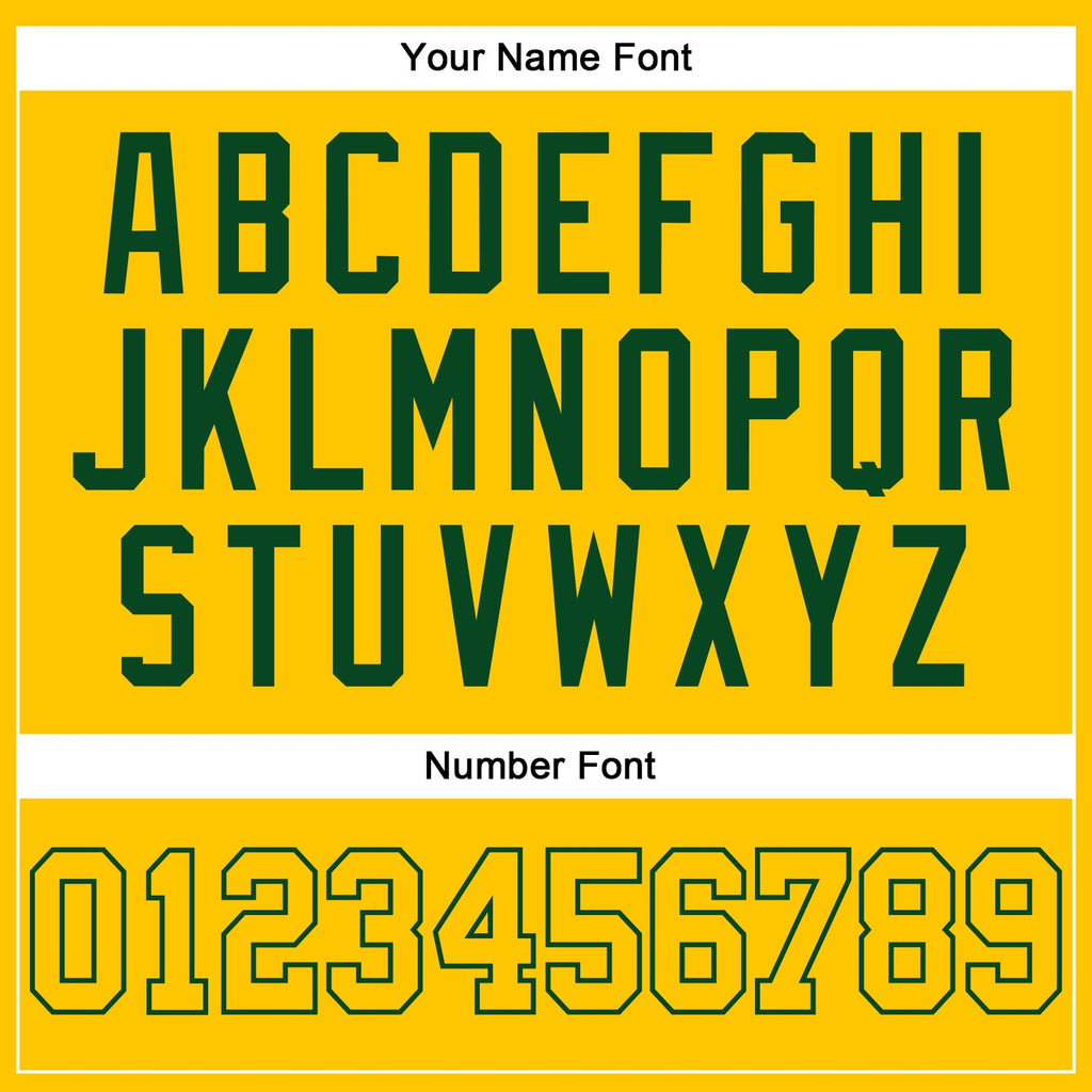 Custom Gold Gold-Green Authentic Sleeveless Baseball Jersey