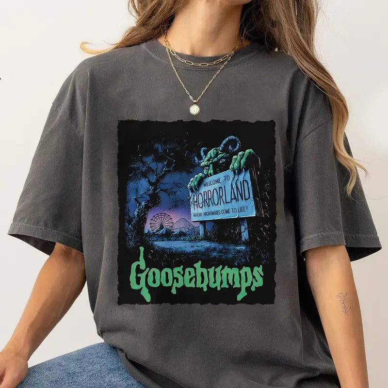 Goosebumps Shirt Goosebumps Shirt Halloween Shirt Goosebumps Shirt Spooky Season Shirt T-Shirts