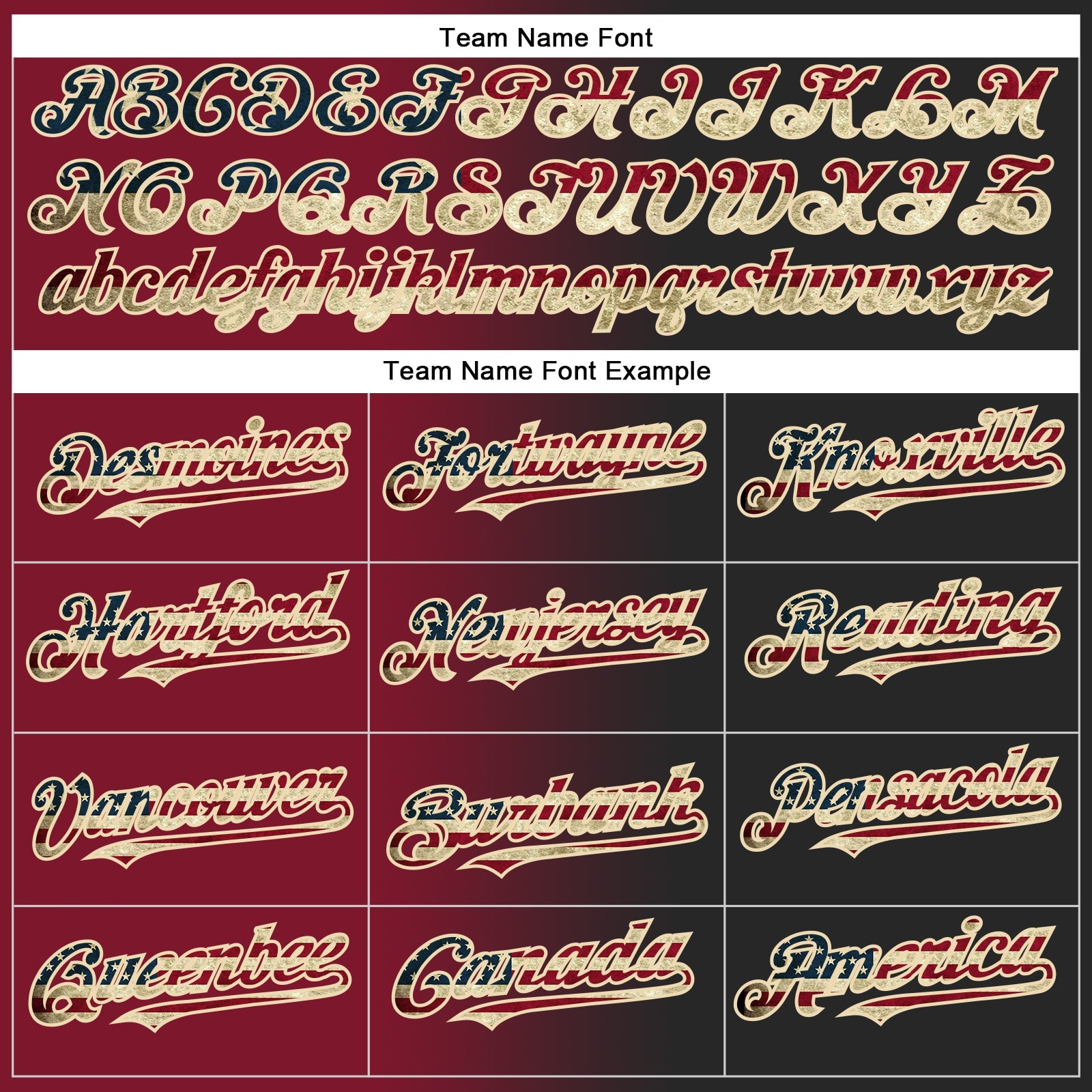 Custom Black Vintage USA Flag Crimson-City Cream Authentic Gradient Fashion Baseball Jersey