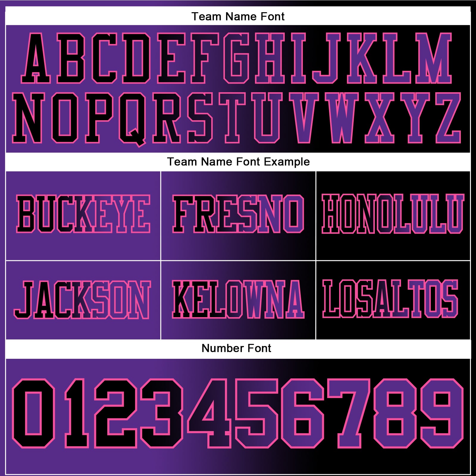 Custom Black Purple-Pink Authentic Gradient Fashion Football Jersey