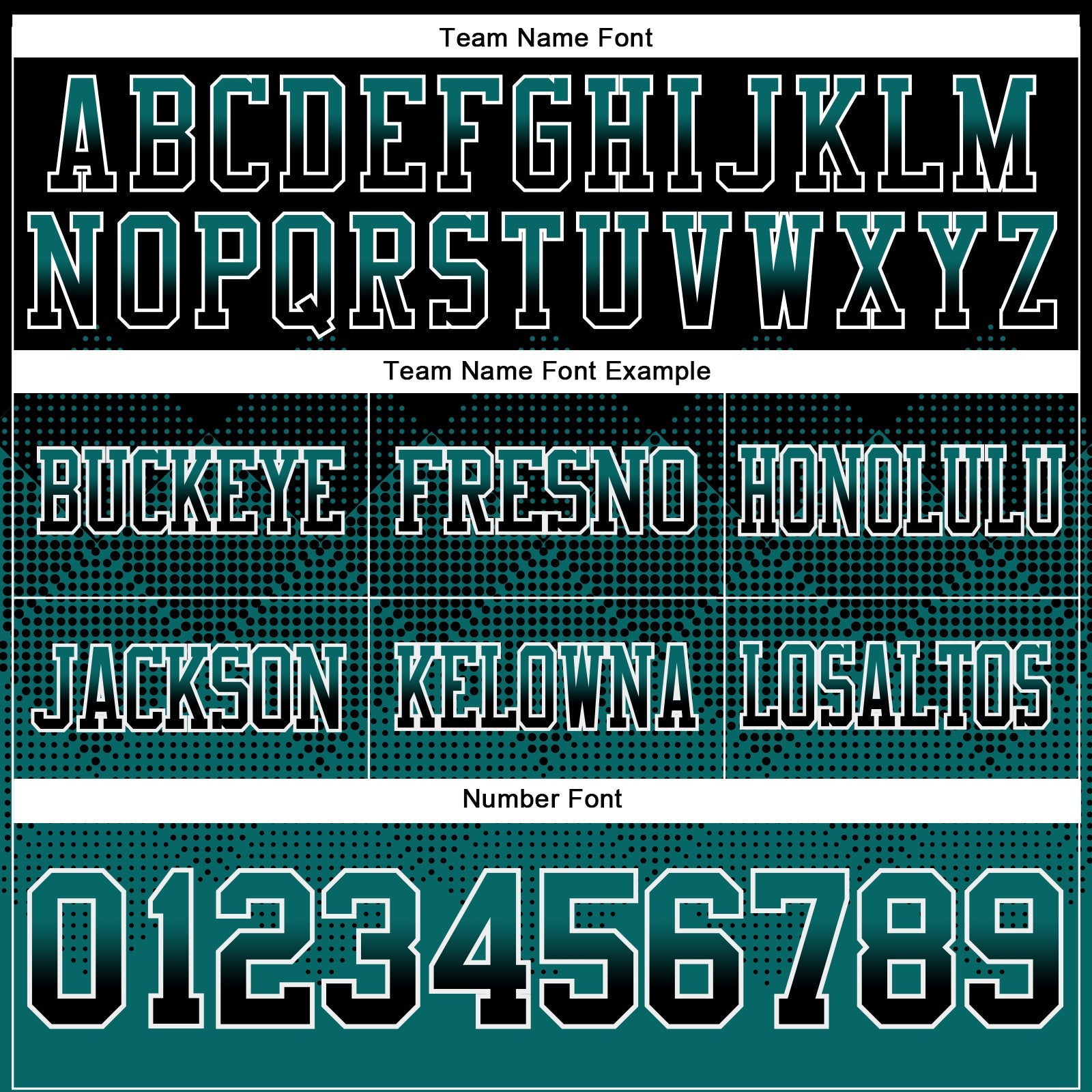 Custom Black Teal-White Authentic Gradient Square Shape Flag Football Jersey