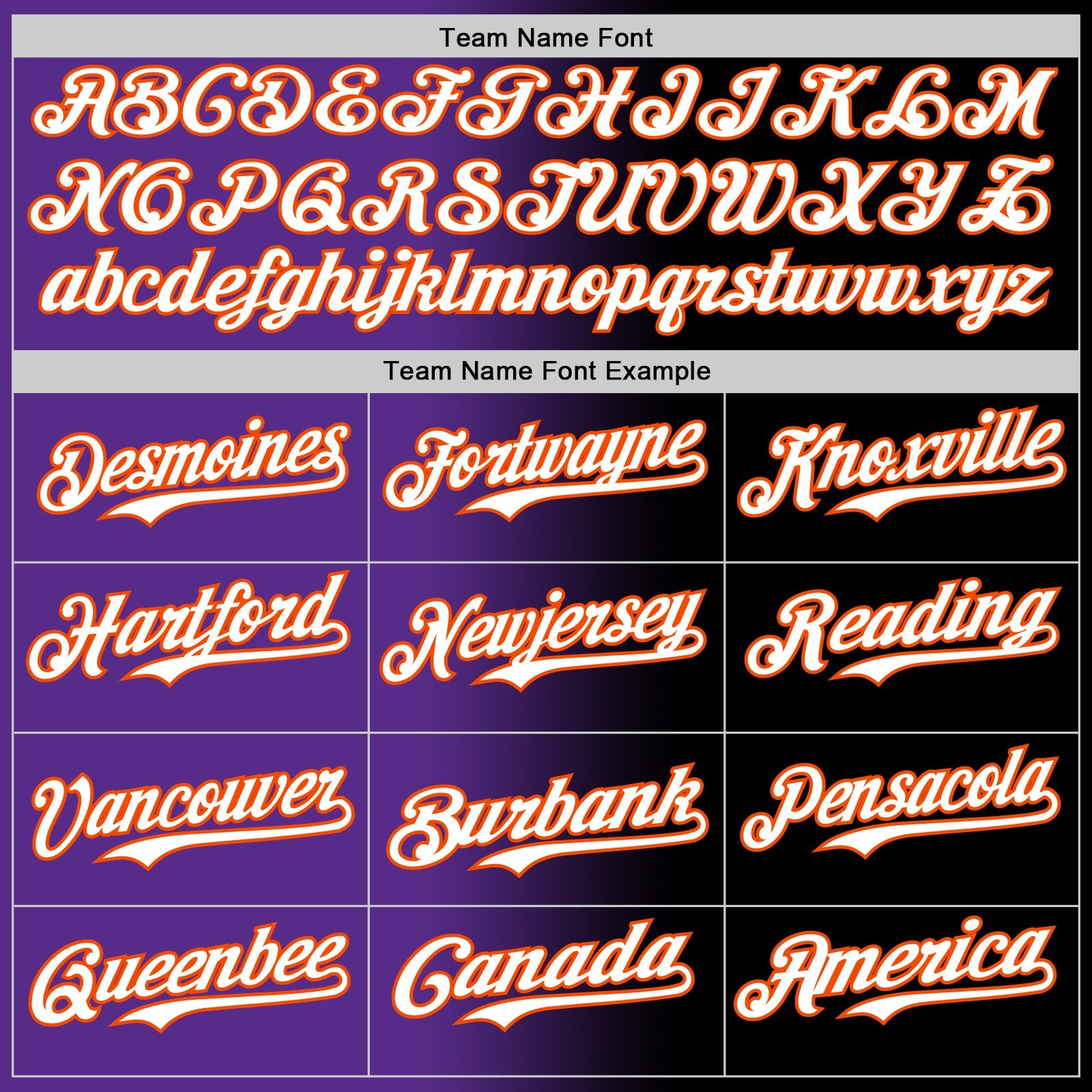 Custom Black White Purple-Orange Authentic Gradient Fashion Baseball Jersey