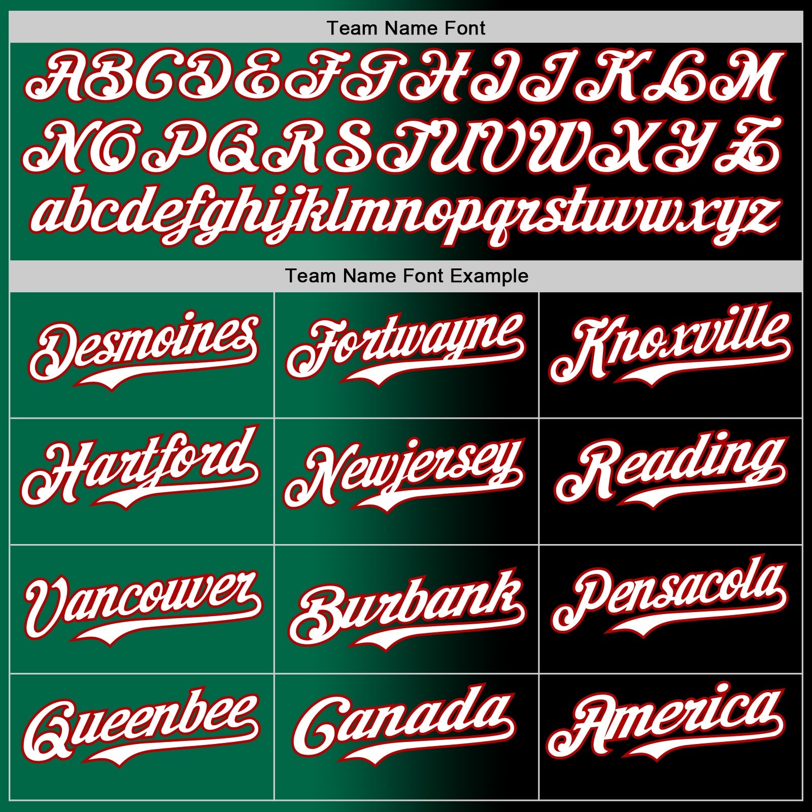 Custom Black White Kelly Green-Red Authentic Gradient Fashion Baseball Jersey