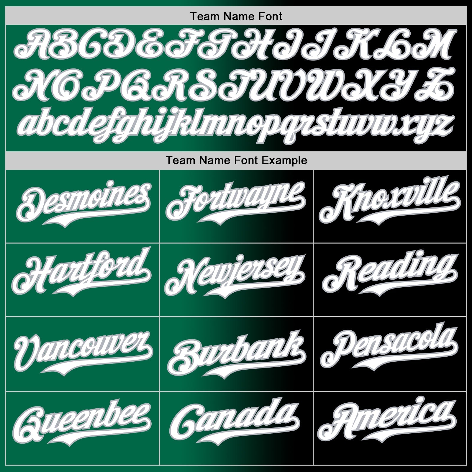 Custom Black White Kelly Green-Gray Authentic Gradient Fashion Baseball Jersey