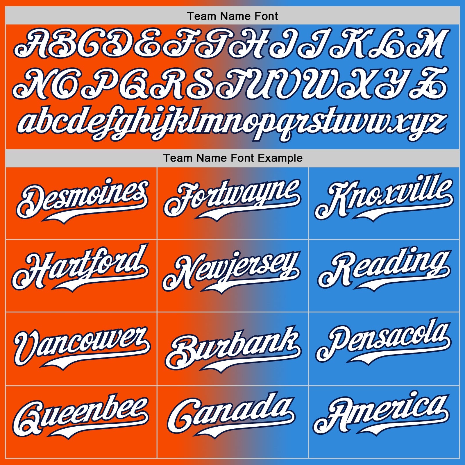 Custom Electric Blue White Orange-Navy Authentic Gradient Fashion Baseball Jersey