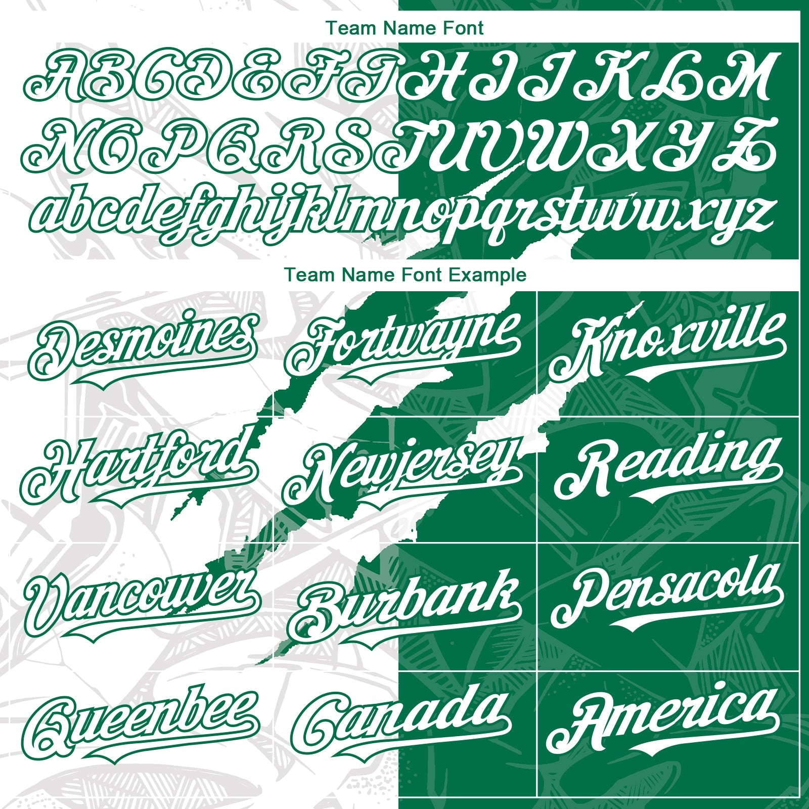 Custom Graffiti Pattern White-Kelly Green 3D Scratch Authentic Baseball Jersey