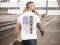 Grandpa Shirt Patriotic Grandpa Shirt Grandfather Shirt Grandpa Granddaughter Grandfather Grandpa Shirts T-Shirts
