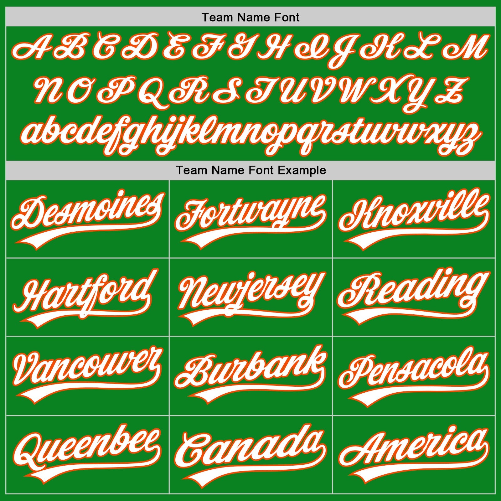 Custom Grass Green White-Orange Authentic Baseball Jersey