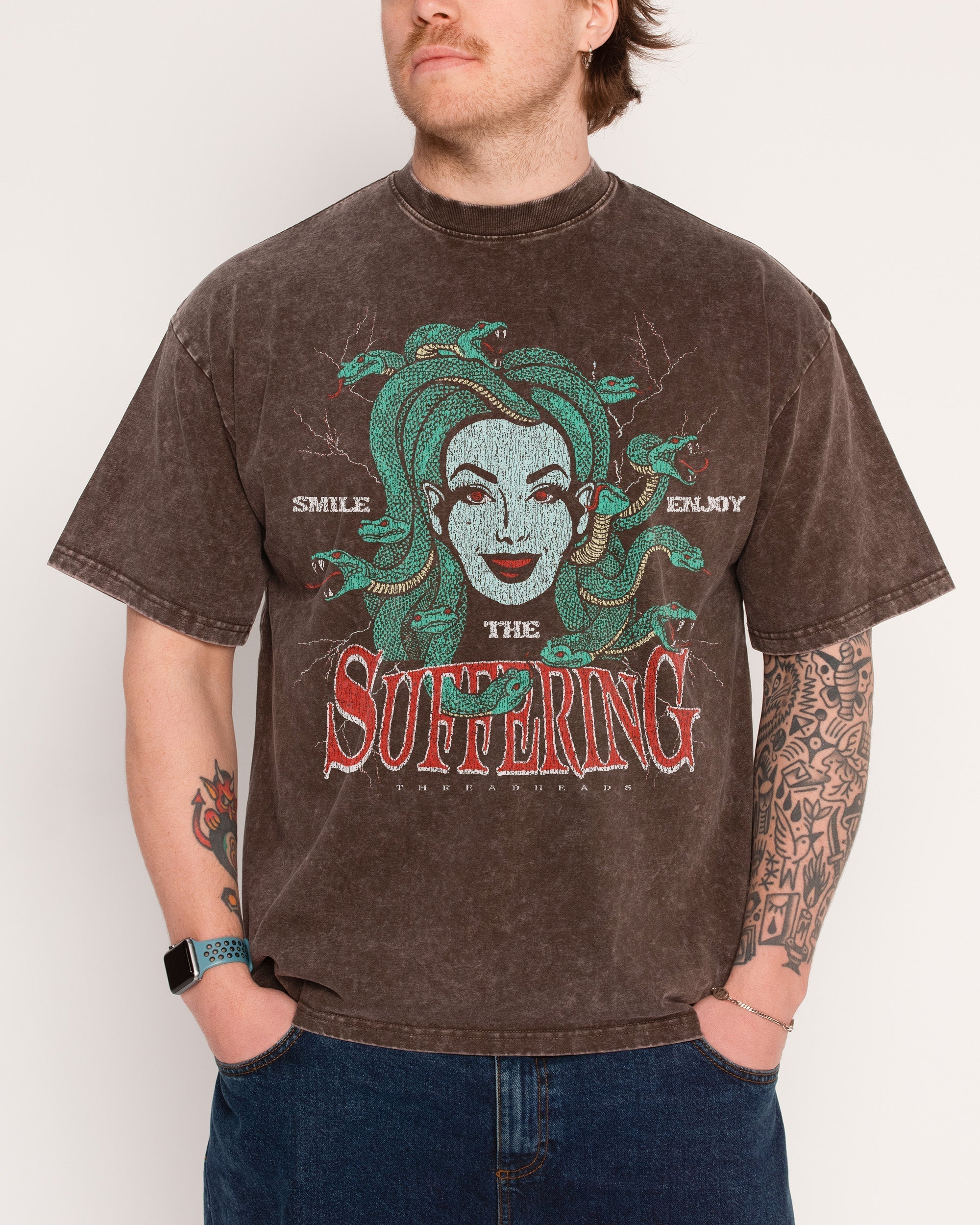 Smile Suffering Oversized Tee