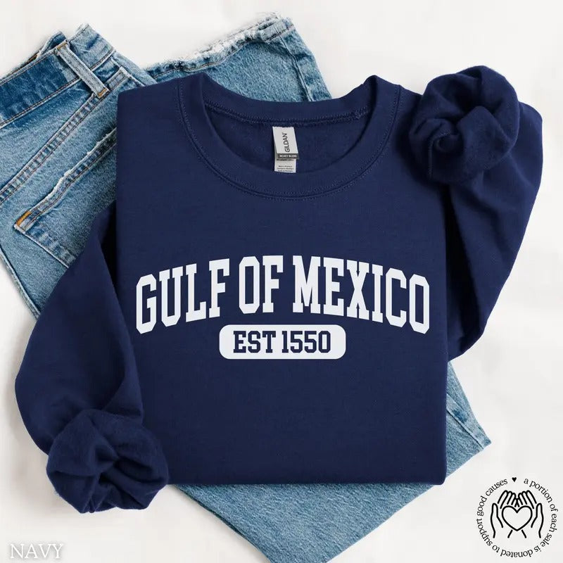 Gulf Mexico Gulf Mexico Est 1550 Gulf Coast Mexican Beach Liberal T-Shirts
