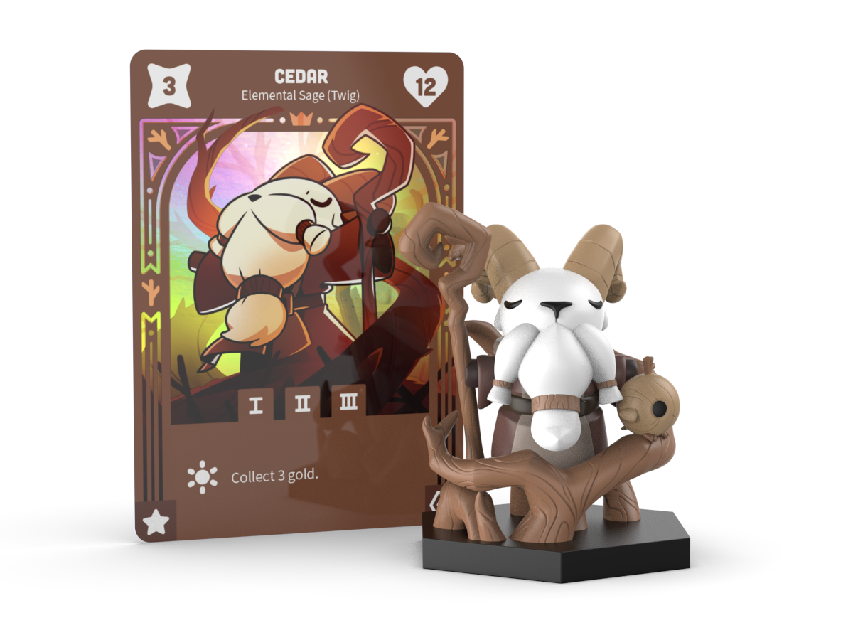 Command of Nature: Cedar the Twig Sage Vinyl Figure