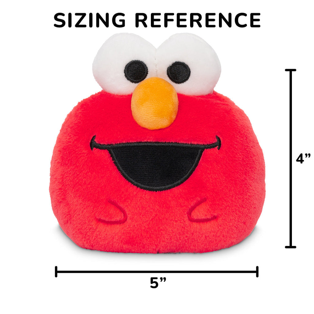 Elmo & Cookie Monster 4" Reversible Plushie