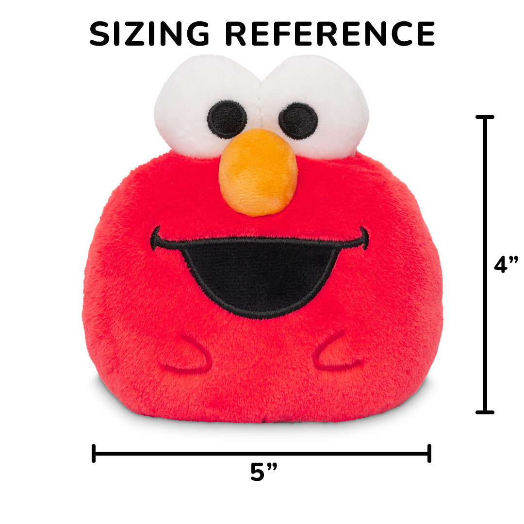 Elmo & Cookie Monster 4" Reversible Plushie