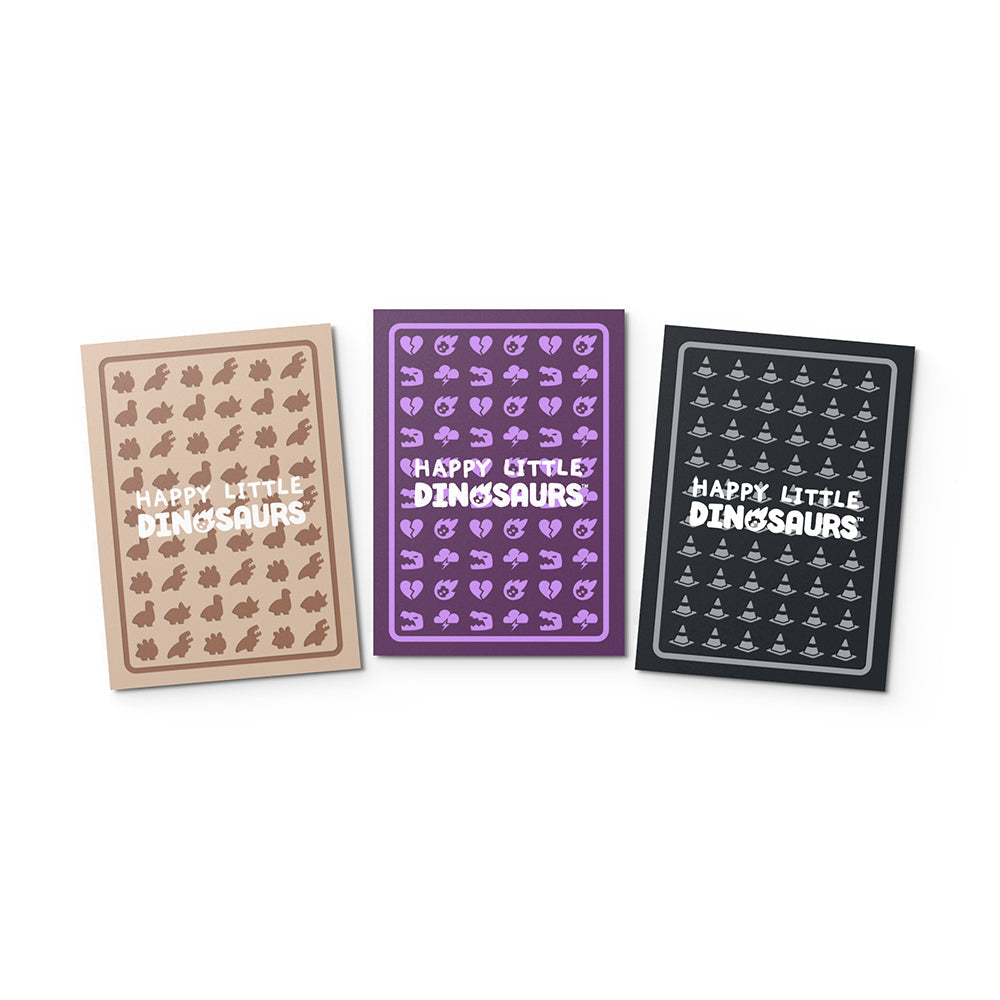 Happy Little Dinosaurs: Hazards Ahead Card Sleeves