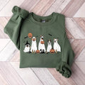 Halloween Halloween 2023 Happy Halloween Retro Spooky Season Ghost Halloween Dog Ghost Dog Shirt T-Shirts