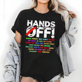 Hands Off Protest Shirts Vintagee Political Hands Off Protest T-Shirts