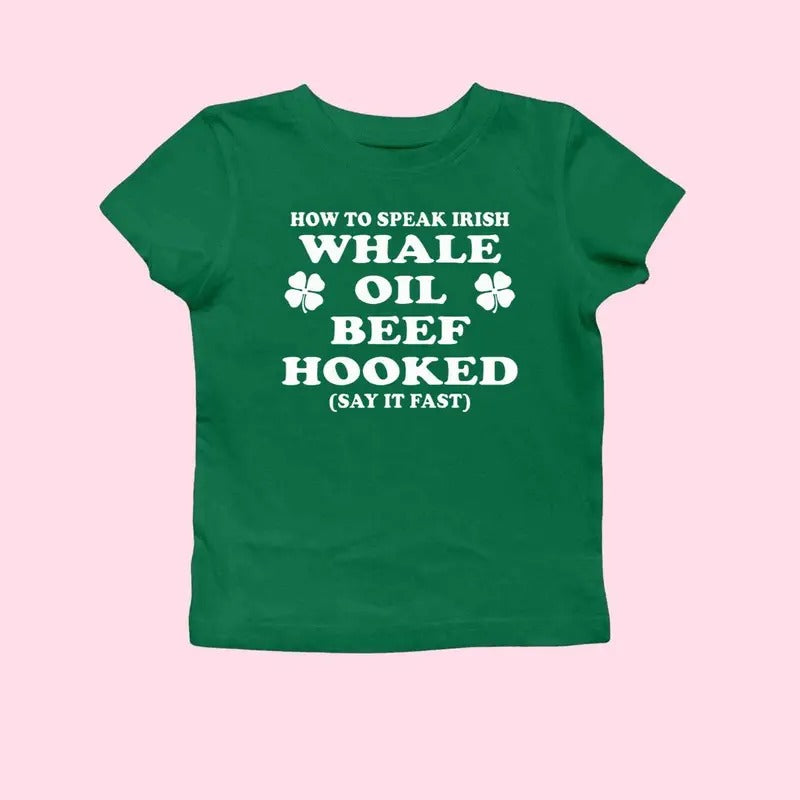 Happy St Patrick'S Day Ireland Shamrock Baby Pub Beer Paddy'S Day Irish Paddies Funny Baby Y2K 2000'S Stylestyle{N002}2 T-Shirts