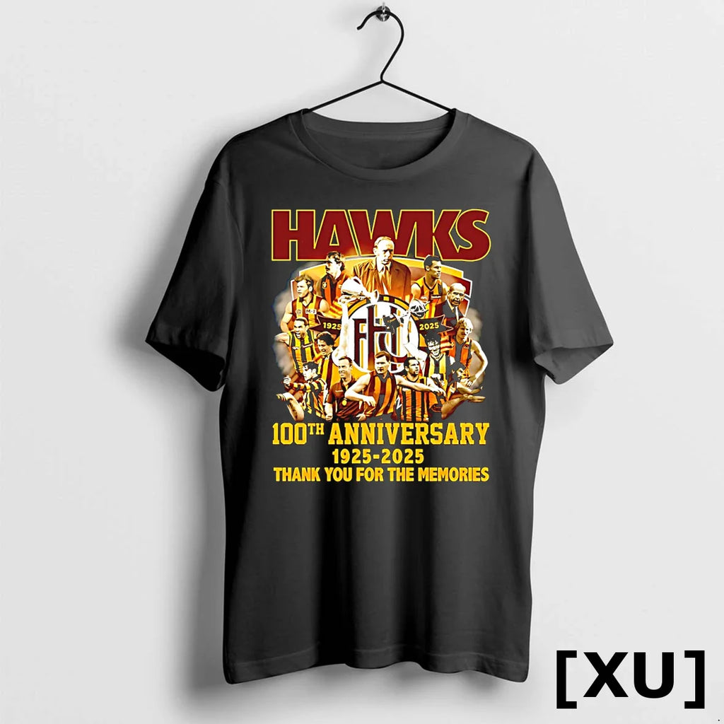 Hawthorn Hawks 100th Anniversary 1925 2025 Thank You For The Memories Tshirts Sweater