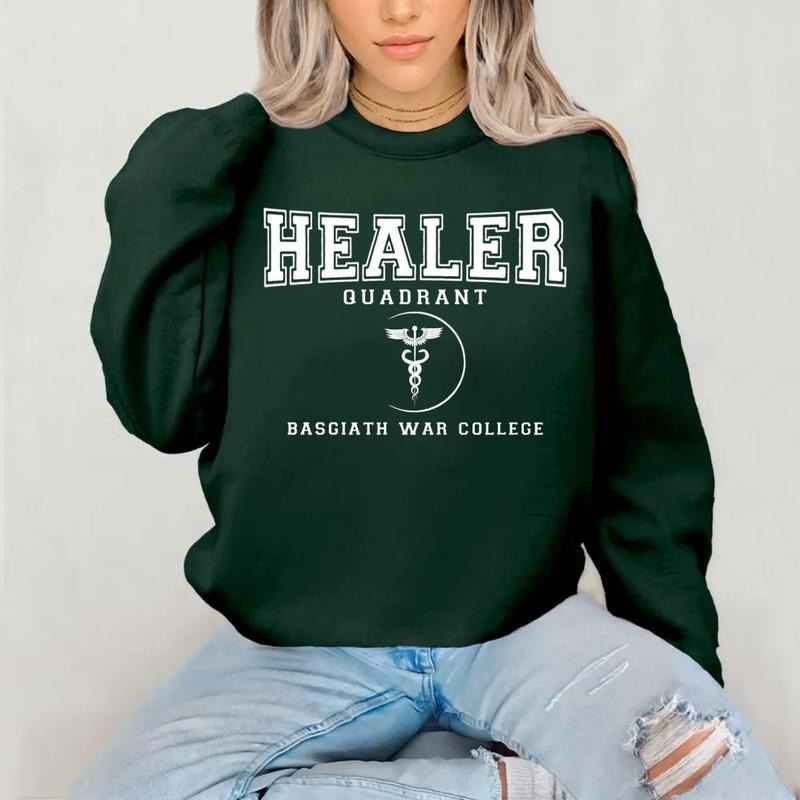 Healer Quadrant Fourth Wing Shirt Fourth Wing Basgiath War College Rebecca Yarros Iron Flame T-Shirts
