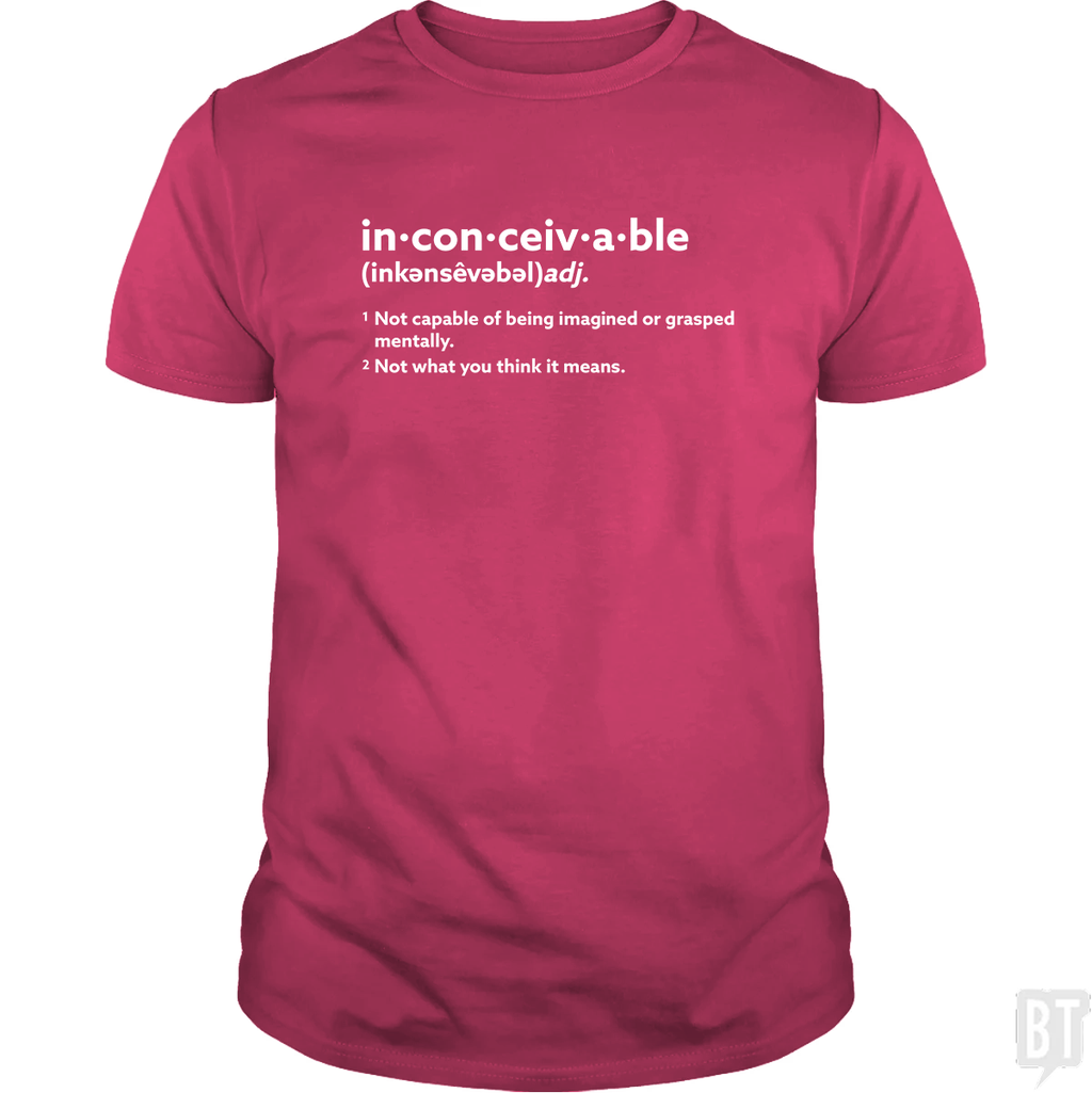 Inconceivable Definition