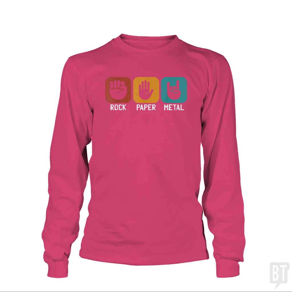 Rock Paper Metal Long Sleeve