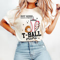 Hot Mess T Ball Mama Baseball Mom Baseball Ball Season Baseball Mama T-Shirts