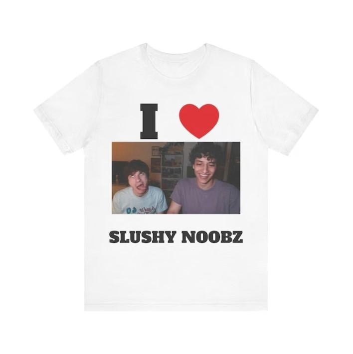 I Heart Slushy Noobz Cotton T-Shirts