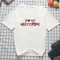 I LOVE MY BOYFRIEND Summer Short Sleeve Harajuku Clothes Chic Streetwear EMO Him Her Casual Cotton T-Shirts