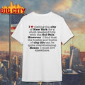 I Love Visiting The City Of New York Gal-Pals Shirt