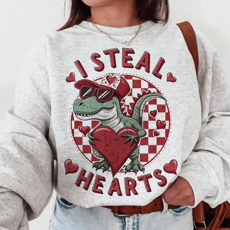 I Steal Hearts _ Woman Man T-Shirts