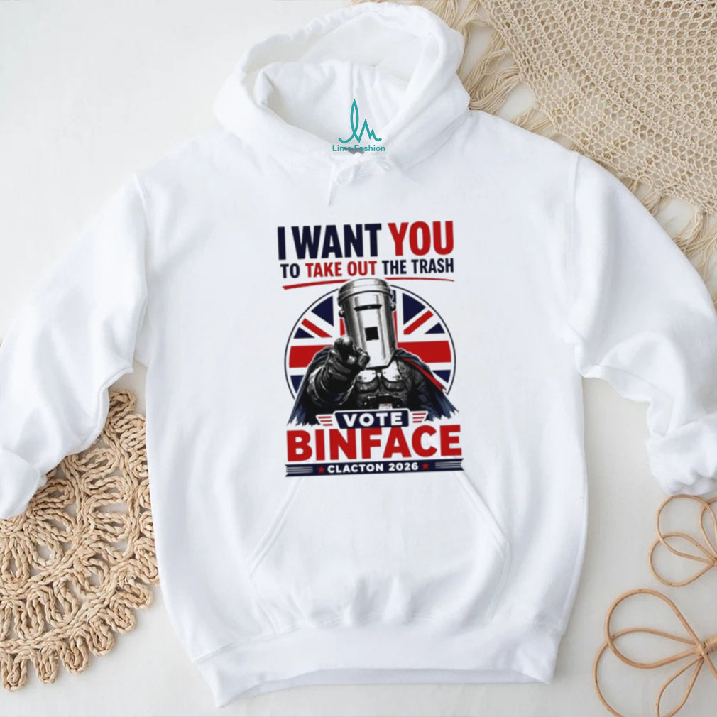 I Want You To Take Out The Trash Vote Count Binface Clacton On Sea 2026 shirt