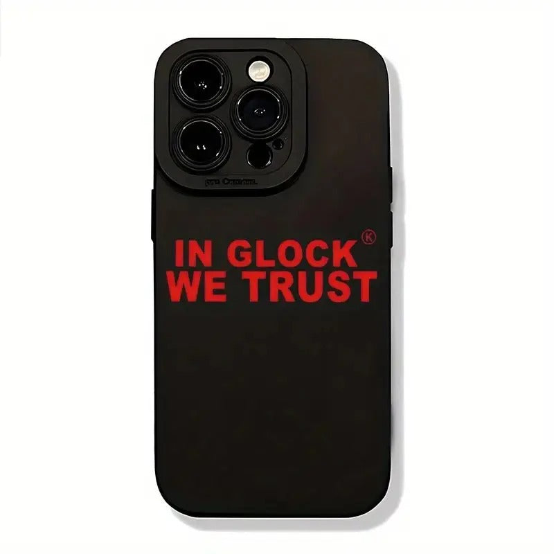 GLOCK WE TRUST Creative TRUST Pattern Mobile Phone Case T-Shirts