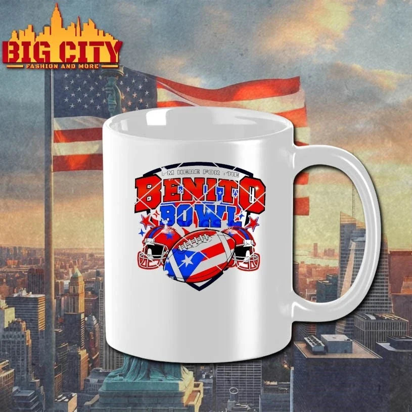 I’m Here For Benito Bowl Football Fan Puerto Rico Flag t-shirt