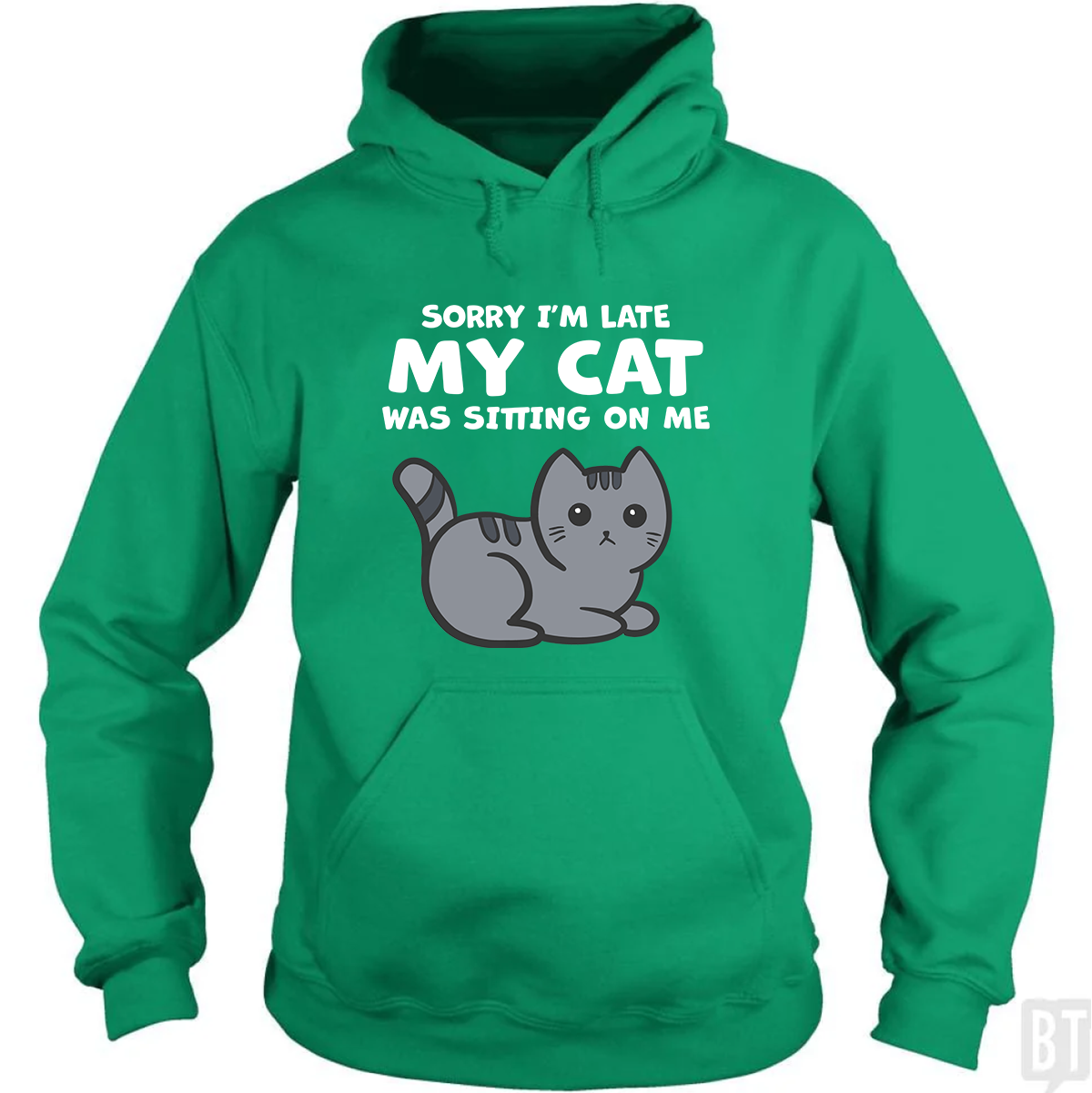 Sorry I'm Late My Cat Was Sitting On Me Hoodie