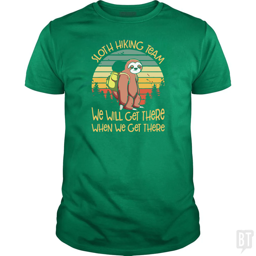 Funny Sloth Hiking Team #2