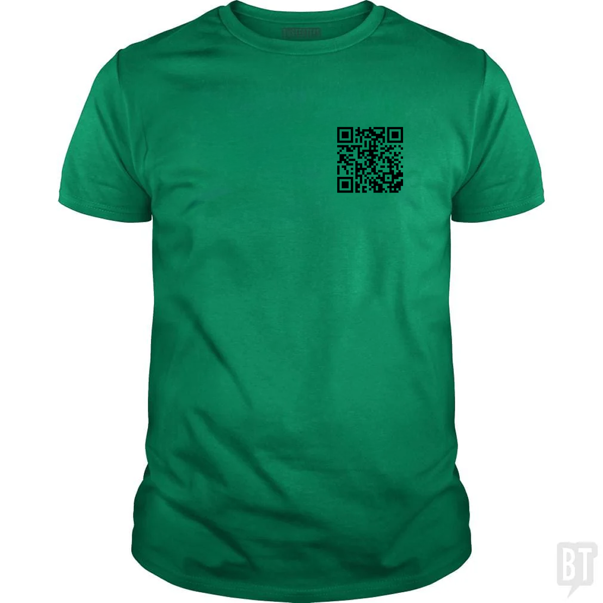 Rickroll QR Left Chest