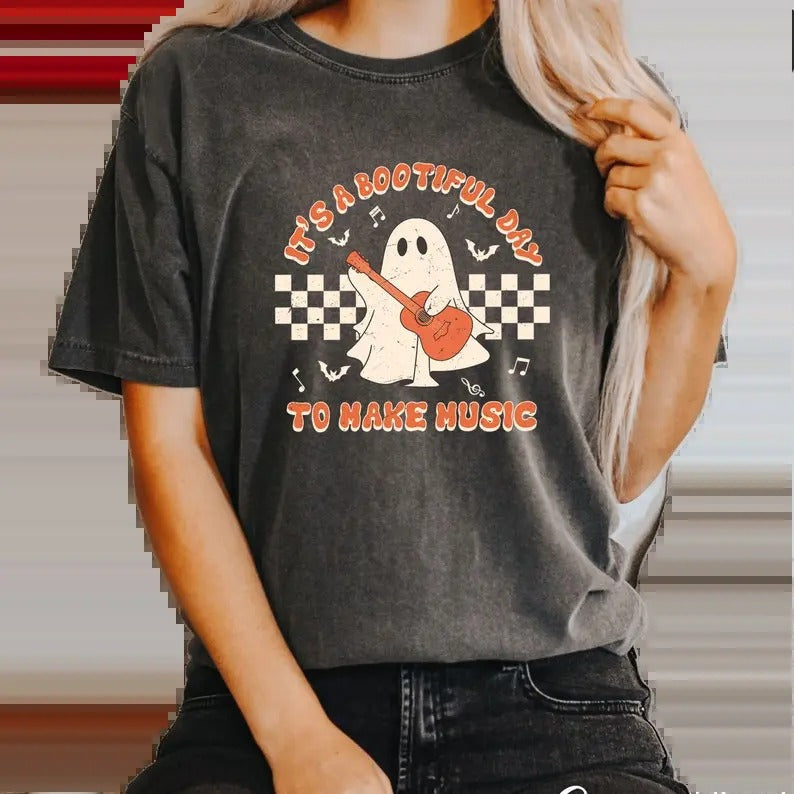 'S Bootiful Day Make Music Shirt Acotar Dark Romance Shirts Halloween Shirt Throne Glass Book T-Shirts